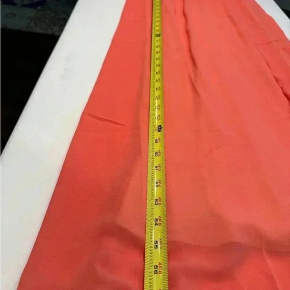 Flying tomatoes maxi dress coral and ivory lace Criss cross front size small - Picture 10 of 11